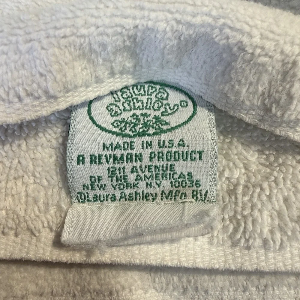 1980s Laura Ashley Bramble Berry Cotton Towel Set 2 Hand Towels 2 Bath Towels